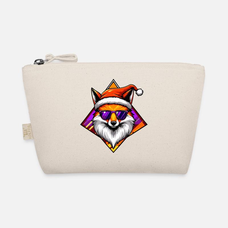 Fox Santa Swag Organic Pouch