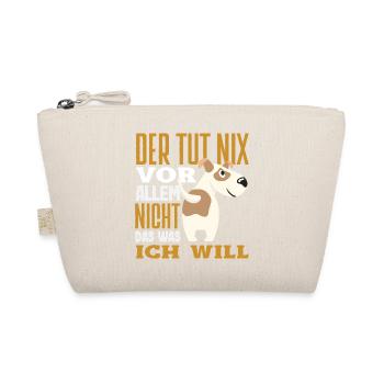 Lustiges Jack Russell Besitzer Geschenk - Bio-Täschchen - Natur - Vorne
