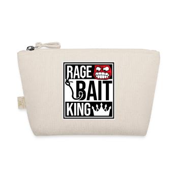 Rage Bait King Online Troll Aufmerksamkeit Spaß - Bio-Täschchen - Natur - Vorne