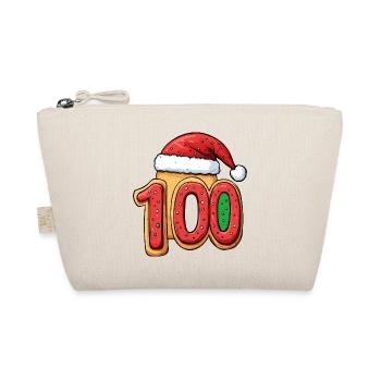 100 Number Cookie Christmas - Organic Pouch - nature - Front