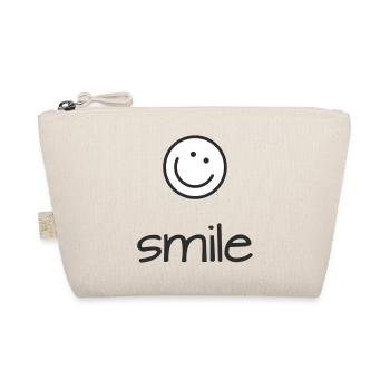 Police du symbole du sourire - Trousse biologique - nature - Devant