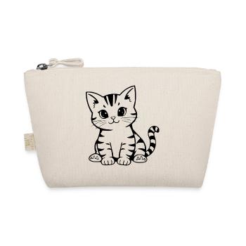 Cat Kitten Cat Shirt Gift Christmas - Organic Pouch - nature - Front
