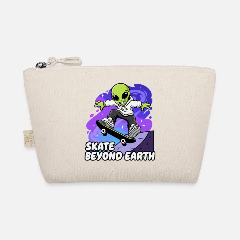Alien Skater Beyond Earth Organic Pouch