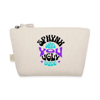 Sphynx Cat Funny - Organic Pouch - nature - Front
