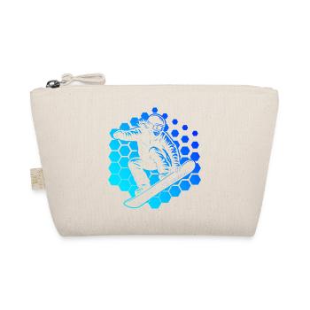 Snowboard style for every occasion - Organic Pouch - nature - Front