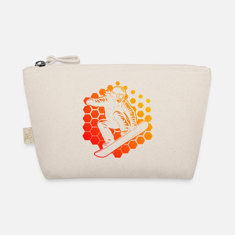 Conception vintage de snowboard pour snowboard Trousse biologique