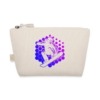 Motif de snowboard clair pour chaque jour - Trousse biologique - nature - Devant