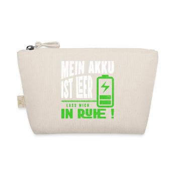 Ma batterie est vide - Laisse-moi tranquille - Trousse biologique - nature - Devant