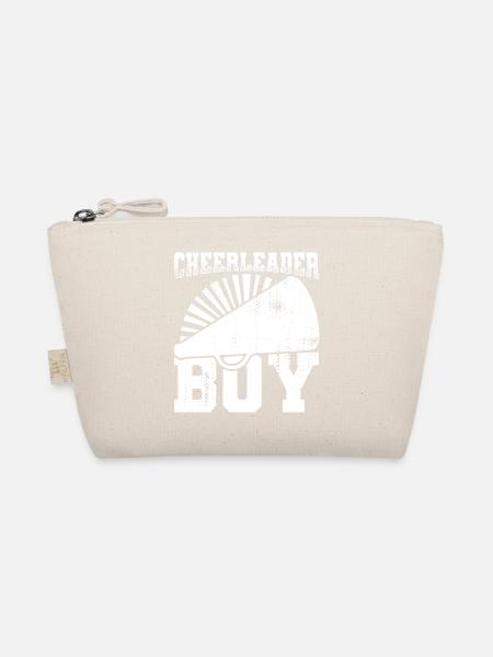 Cheerleader Boy - Organic Pouch - nature - Front