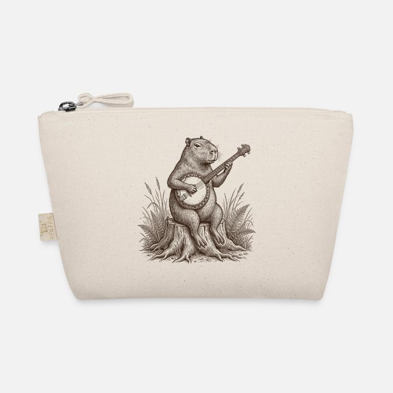 Drôle de capybara jouant du banjo Trousse biologique