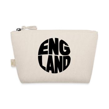 England Typography - Organic Pouch - nature - Front