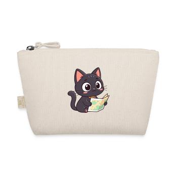 Chat lecteur et carte - Trousse biologique - nature - Devant