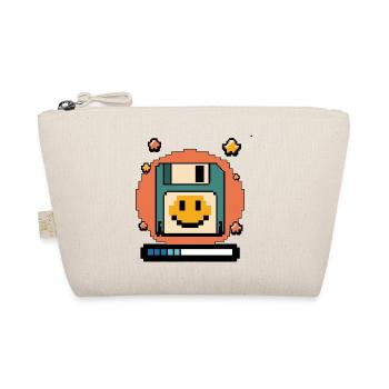 Floppy Disk Retro Internet - Organic Pouch - nature - Front