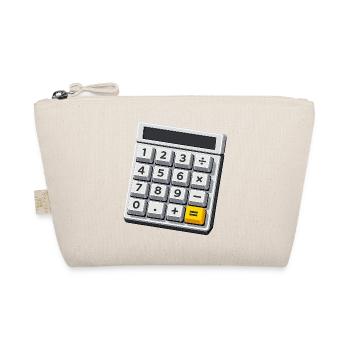 Carnival Costume Calculator Math Teacher - Organic Pouch - nature - Front