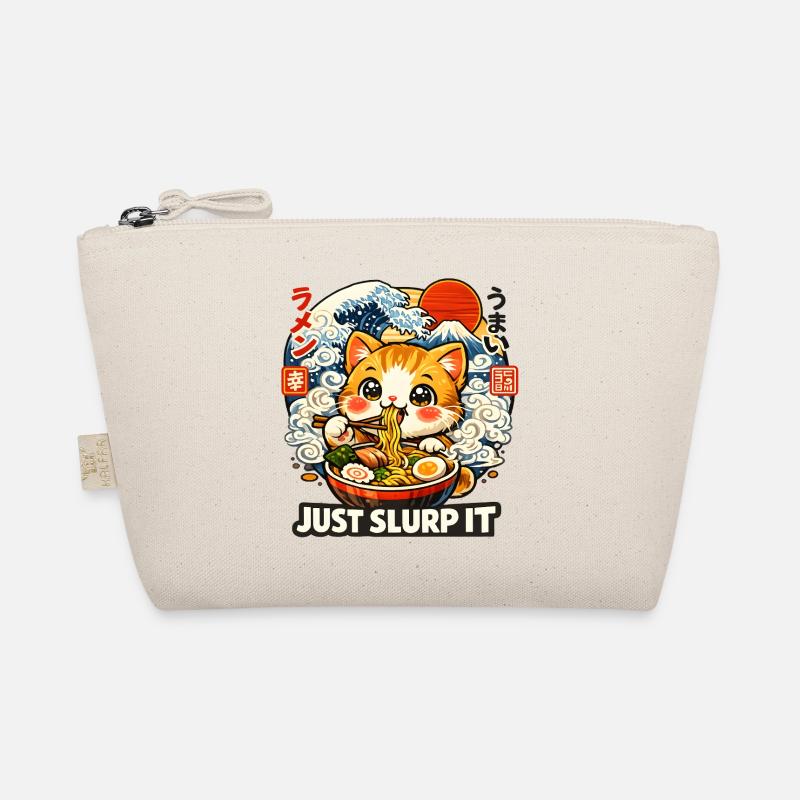 Kawaii Cat I Need Ramen Organic Pouch