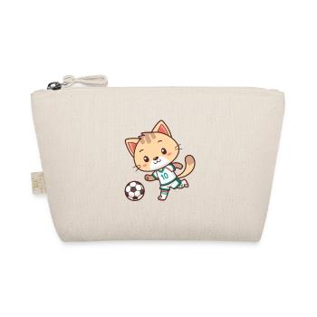 Chat joueur football numero10 - Trousse biologique - nature - Devant