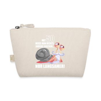 50 Years of Slow Snail bday - Organic Pouch - nature - Front
