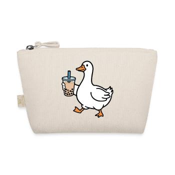 Croaking duck with bubble tea - Organic Pouch - nature - Front