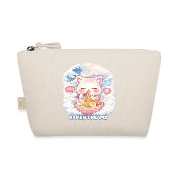 Kawaii Katze Ramen Nudeln Anime Katze - Bio-Täschchen - Natur - Vorne