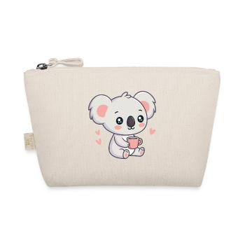 Koala Heart and Coffee Sweetness - Organic Pouch - nature - Front