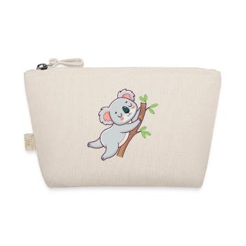 Kuscheliger Koala auf Pastellast - Bio-Täschchen - Natur - Vorne