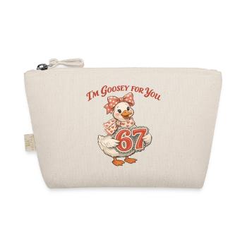 Goose 67 Cadeau de cœur drôle pour la Saint-Valentin - Trousse biologique - nature - Devant