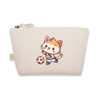 Chaton Joueur de Foot Adoré - Trousse biologique - nature - Devant