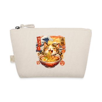 Ramen Kawaii Cats TShirt I Cuisine japonaise - Trousse biologique - nature - Devant