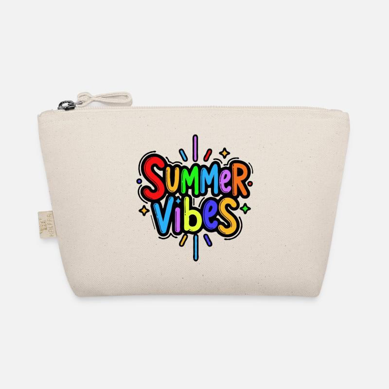 Summer Vibes Rainbow Bio-Täschchen