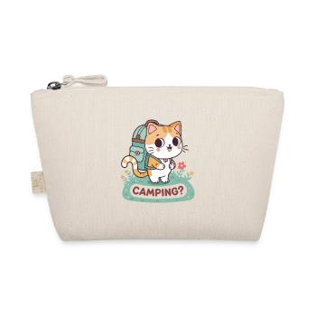 Abenteurer-Pastell-Camper-Katze - Bio-Täschchen - Natur - Vorne