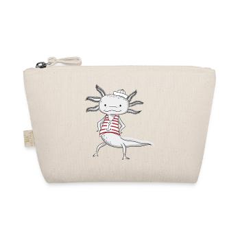 Axolotl Seemann - Bio-Täschchen - Natur - Vorne