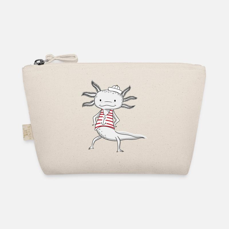 Axolotl Seemann Bio-Täschchen
