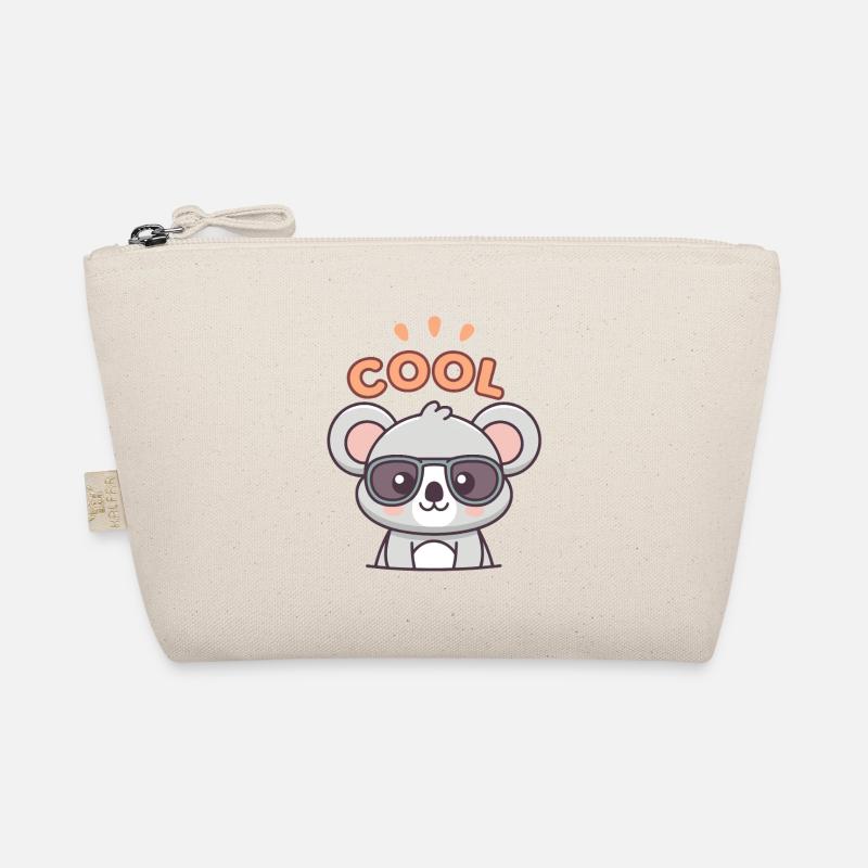 Koala Cool with Dark Glasses Organic Pouch