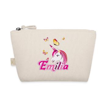 Emilia, maiden name, favorite name - Organic Pouch - nature - Front