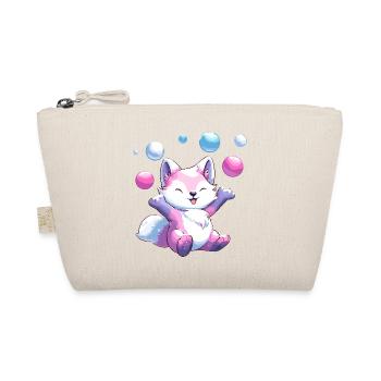 Pastel Fox Balloon Festival - Organic Pouch - nature - Front