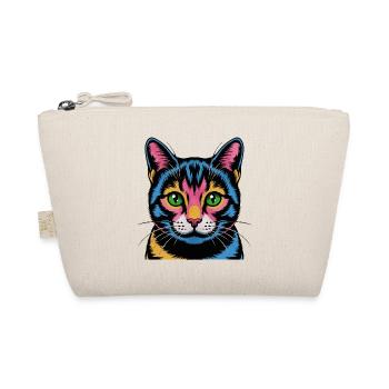 Look néon Pop Art Pop Art Coloré - Trousse biologique - nature - Devant