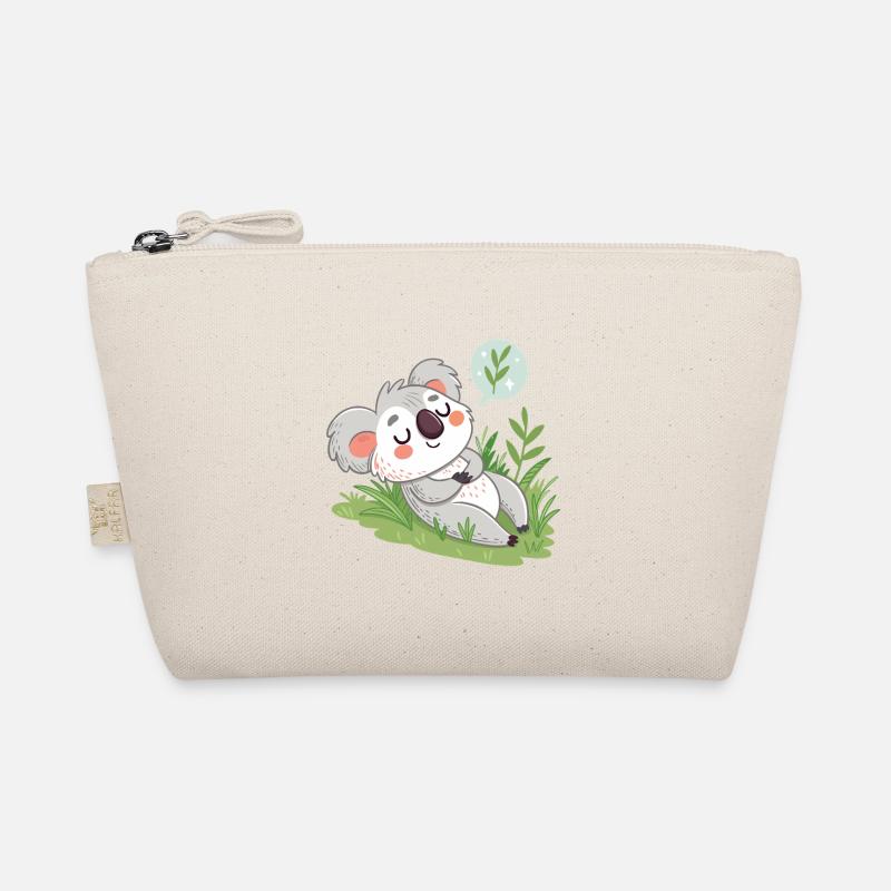 Koala Rêveur sur Pelouse Pastel Trousse biologique