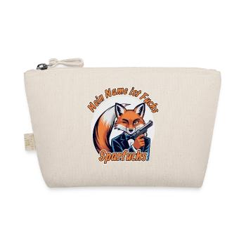 Fuchs im Smoking, Der Sparfuchs aka Geheimagent - Bio-Täschchen - Natur - Vorne