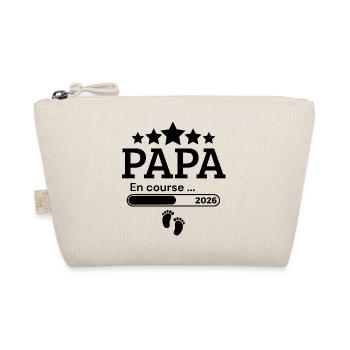 Dad in progress 2026 Pregnancy Announcement Future - Trousse biologique - nature - Devant