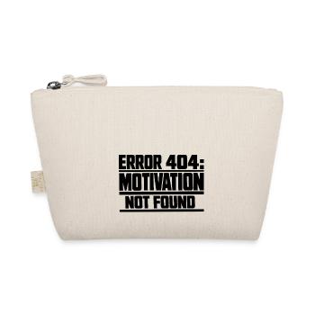 Erreur 404 Motivation non trouvée, idée de cadeau drôle - Trousse biologique - nature - Devant