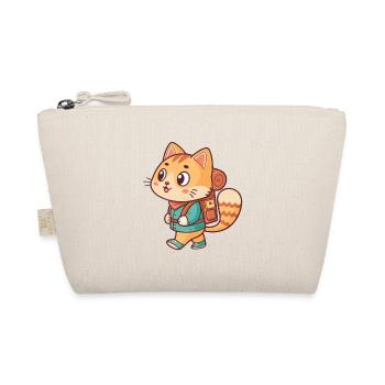 Chat aventurier en randonnée - Trousse biologique - nature - Devant