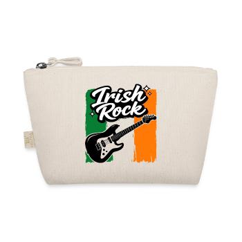 E-Gitarre St Patrick Flagge Rock Geschenk - Bio-Täschchen - Natur - Vorne