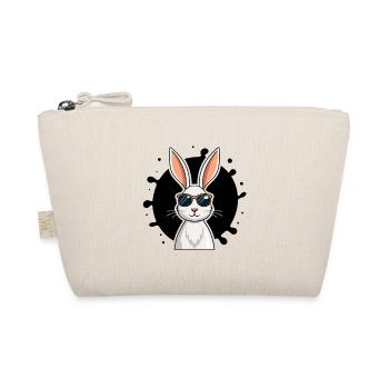 Chic Bunny Cartoon Sunglasses - Organic Pouch - nature - Front