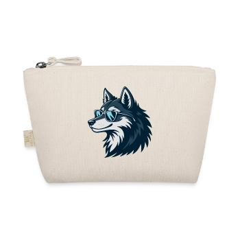 Stylish Wolf Sunglasses - Organic Pouch - nature - Front