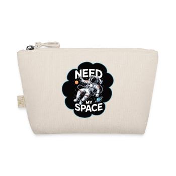 Need My Space Astronaut - Bio-Täschchen - Natur - Vorne