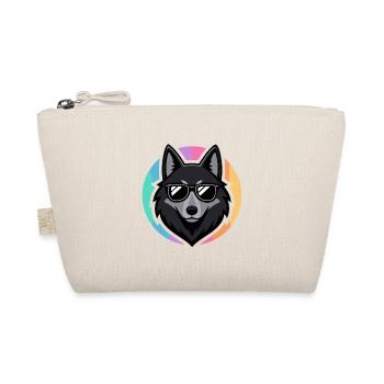 Wolf chic sunglasses - Organic Pouch - nature - Front