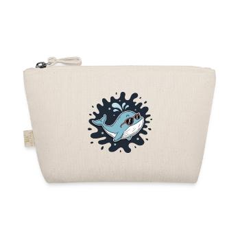 Baleine Chill avec Lunettes cool - Trousse biologique - nature - Devant