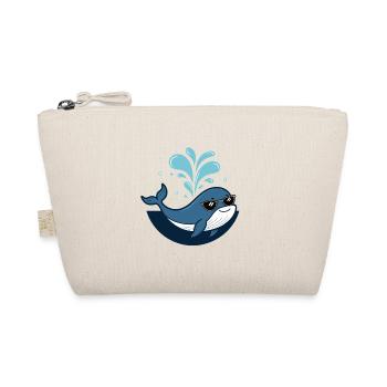 Baleine stylée lunettes noires - Trousse biologique - nature - Devant