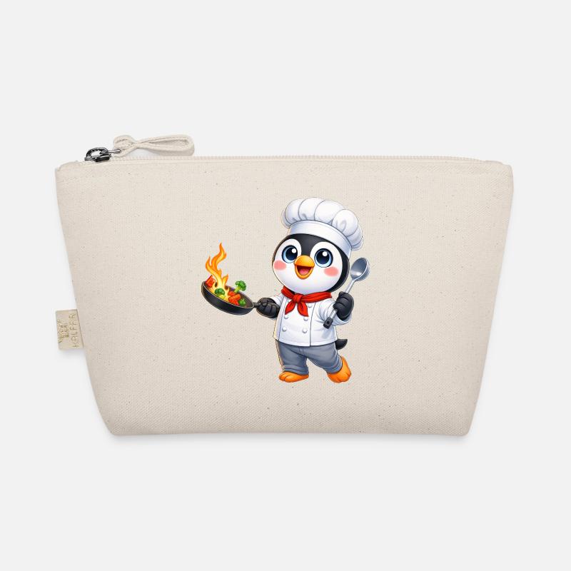 Cuisine animée de dessins animés Chef pingouin mignon Trousse biologique