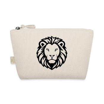 Lion Noir Lion Tête de Lion Cadeau Amoureux des Chats - Trousse biologique - nature - Devant